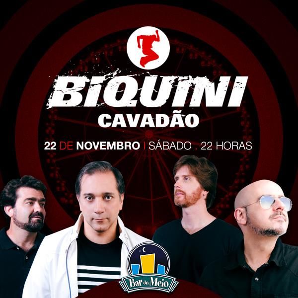 Biqui sábado 22/11 Bar do Meio Piratininga Noite Rio de
